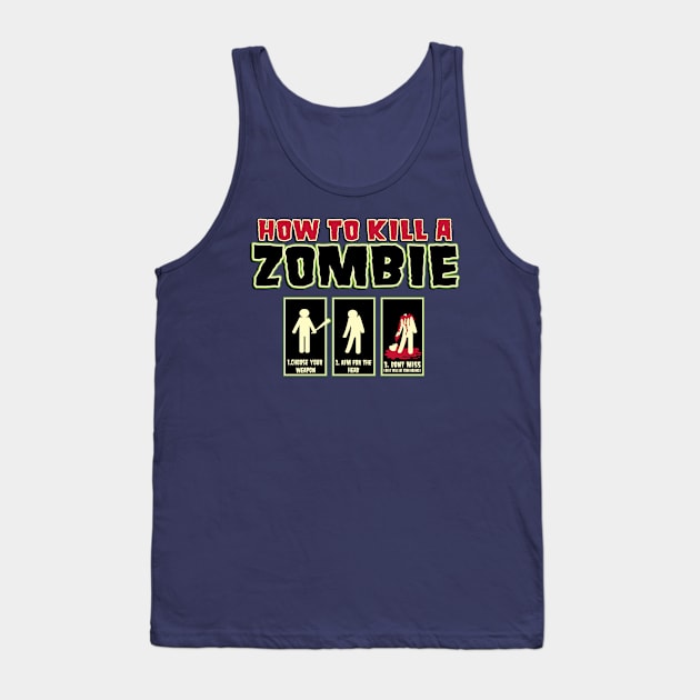How to kill a zombie Tank Top by ramonagbrl